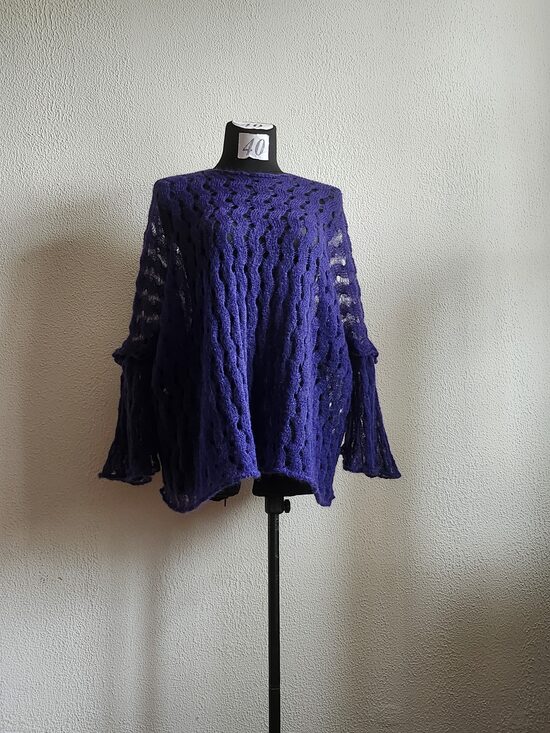 Adīts džemperis / veste "Vilnis"